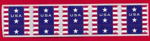 US SCOTT#4385 2009 FLAG BANNER STRIP OF [5] - MNH