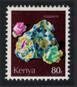 Kenya Fluorite Mineral 80c 1970 MNH SC#104 SG#113