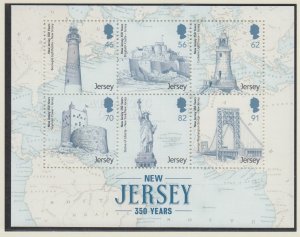Jersey 2014, ' New Jersey' Miniature Sheet .  unmounted mint NHM