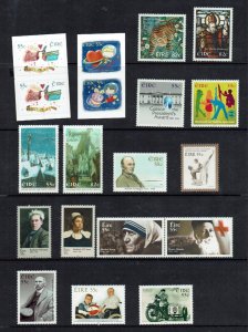 Ireland: 2010  A range of single. issues and short sets,  all  MNH