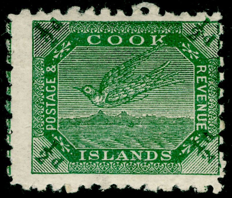 COOK ISLANDS SG28a, ½d grey-green, M MINT. Cat £30.