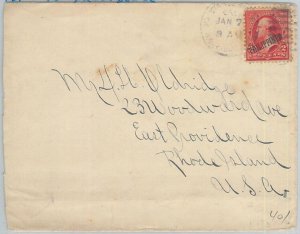 77656 - USA: Philippines  - POSTAL HISTORY - COVER to PROVIDENCE, USA 1901
