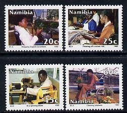 NAMIBIA - 1992 - Integration of Disabled - Perf 4v Set - Mint Light Hinged