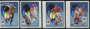 Central Africa 1988, Olympic Games 4v, Imperforated, MNH