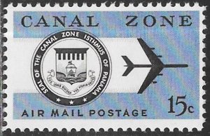 Canal Zone C44 MNH - Seal and Jet Plane