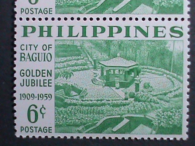 PHILIPPINES -1959-SC#805- 50TH ANNIVERSARY OF BAGUIRO CITY-MNH -BLOCK- VF