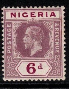 NIGERIA SG7 1914 6d BRIGHT PURPLE & DULL PURPLE MTD MINT