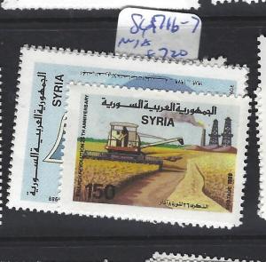 SYRIA   (PP0410B)  SG 1716-7     MNH