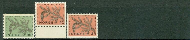 NORWAY : Clean group of all Very Fine, Mint NH singles & sets. Catalog $250+