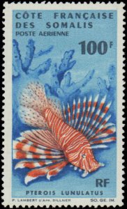 Somali Coast #C42-C48, Complete Set(7), 1966, Fish, Marine LIfe, Never Hinged