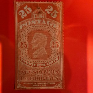 US PR3  Perf 12 Used small cancel top center F-VF