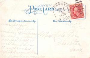 United States U.S. R.P.O.'s Keokuk & Red Oak 1910 765-J-2  PC  Creases at left.