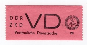 GERMANY DDR DEMOCRATIC REPUBLIC VERY RARE OFFICIAL MICHEL 2 MNH CERT BPP 2800€