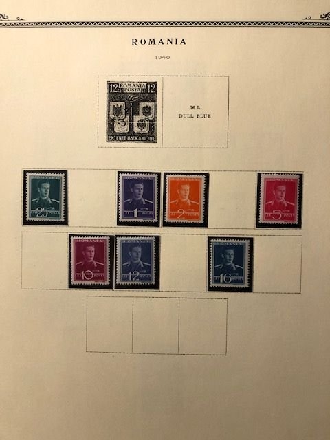 Romania 1858 to 1940 19 pages