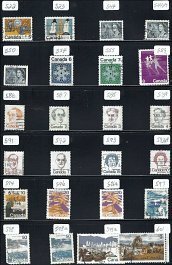 #2 LOT CANADA 24 USED ALL DIFFERENT   SEE SESCRIPTION