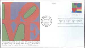 #3657 Love - Heart Mystic FDC