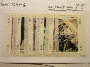 AUSTRALIA Scott 1241-1246 SET MINT NEVER HINGED Cat $8.40