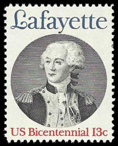 # 1716 MINT NEVER HINGED LAFAYETTE VF+