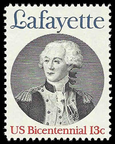 # 1716 MINT NEVER HINGED LAFAYETTE VF+