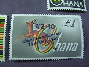 GHANA # 216-226 & C7-C8-MINT/NEVER HINGED-COMPLETE SET------QEII------1965