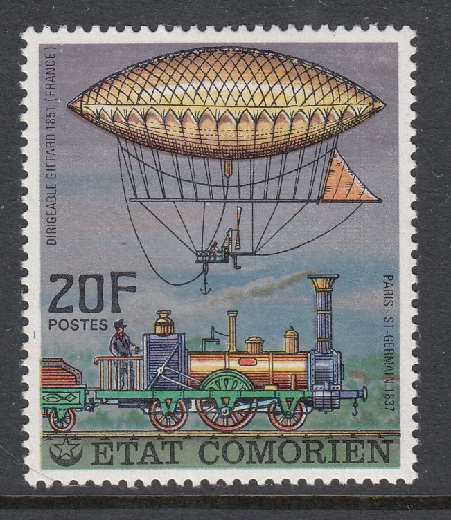 Comoros Islands 247 Zeppelin Train MNH VF