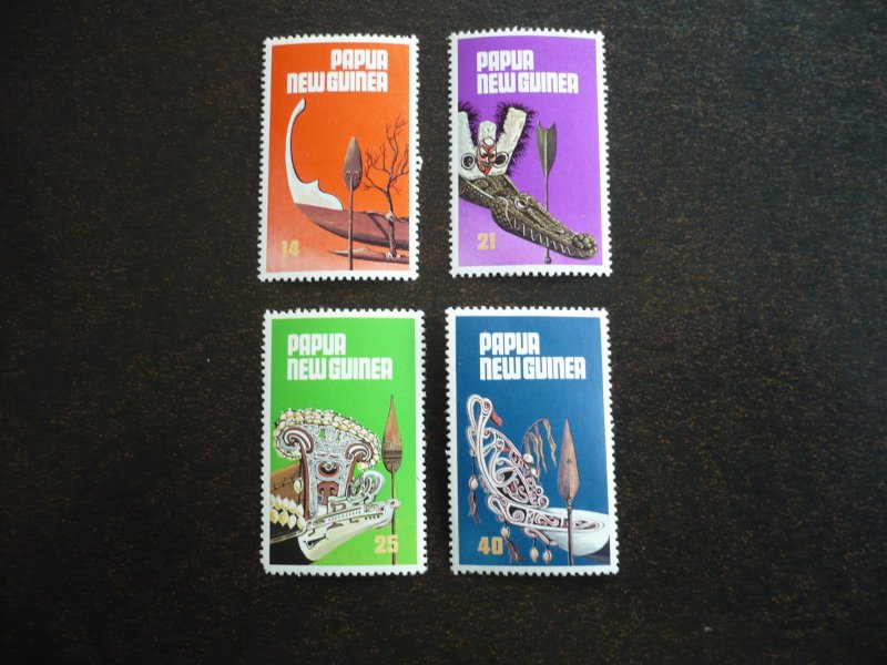 Stamps - Papua New Guinea - Scott# 495-498 - Mint Never Hinged Set of 4 Stamps