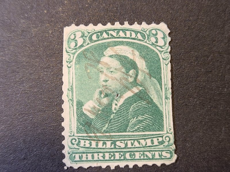 CA U-G $0.03 1874 - Queen Victoria - Bill Stamp