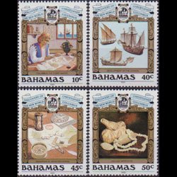 BAHAMAS 1989 - Scott# 663-6 Columbus Set of 4 NH