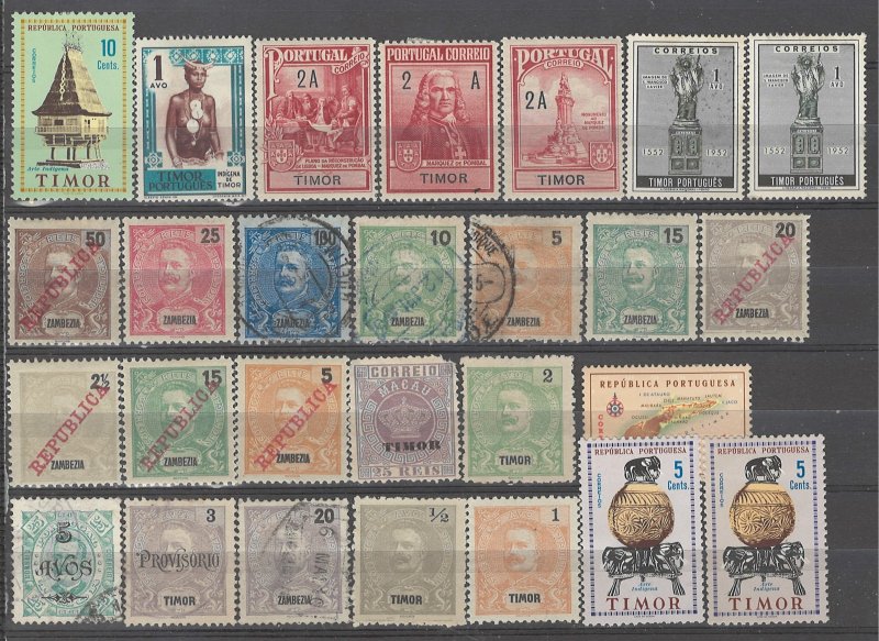 COLLECTION LOT # 3823 PORTUGESE COLONIES 27 STAMPS 1898+ CLEARANCE CV+$18