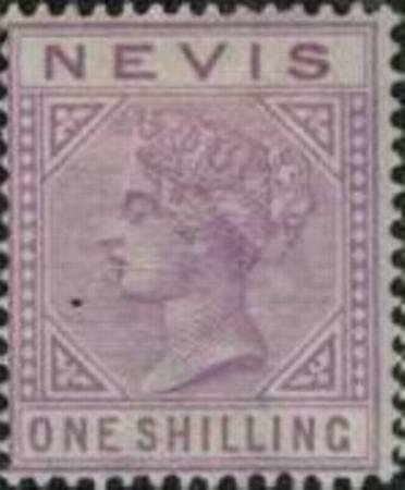 Nevis 1890 SC 30 Mint