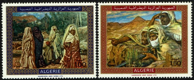 Algeria #428-29  MNH - Paintings by Dinet (1969)