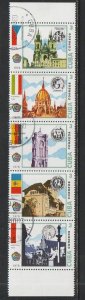 1978 Cuba - Sc 2205a - used VF - 1 strip of 5 - World Youth Festival