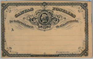 40332  - GUATEMALA - POSTAL HISTORY - STATIONERY CARD: Higgings & Gage # 2a