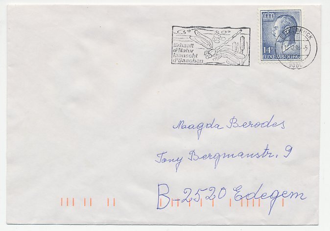 Cover / Postmark Luxembourg 1994 Dragonfly - Libelle