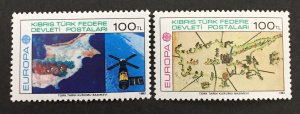 Turkish Cyprus 1983 #127a-b, Europa, MNH.