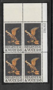 #1344 MNH Plate Block