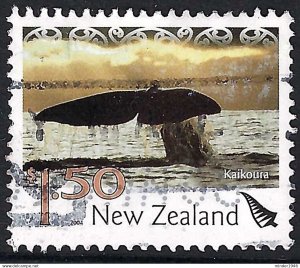 NEW ZEALAND 2004 QEII $1.50 Multicoloured, Tourist Attractions-Kaikoura FU