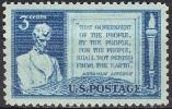 #978, Single.\Gettysburg Address\ MNH, .3 cent