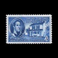 U.S.A. 1950 - Scott# 996 Indiana Terr.-Capitol Set of 1 NH