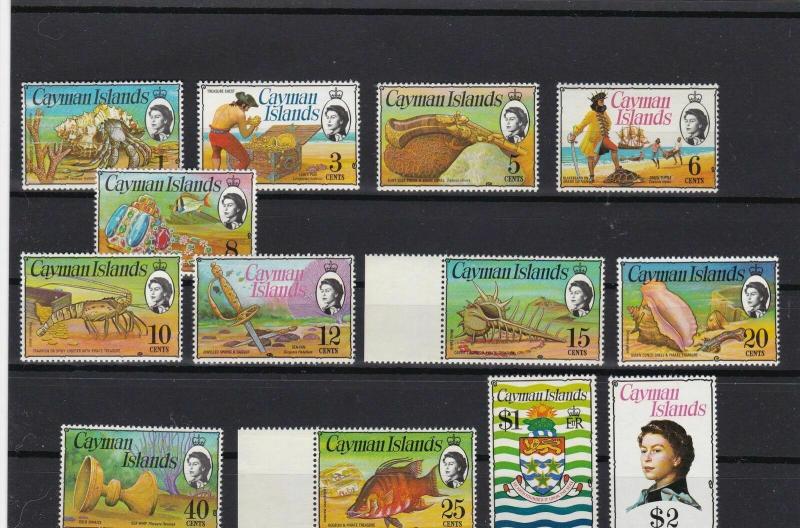 cayman islands 1974 mint never hinged stamps cat £35 ref r8796