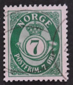 DYNAMITE Stamps: Norway Scott #191  – USED
