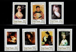 North Vietnam. Scott 2074-2080 MNH** Art set