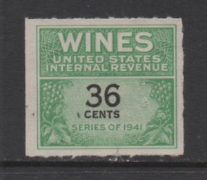 Scott # RE135   Wine single unused no gum as issued