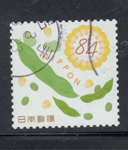 Japan 2021 Sc#4508j Edamame, Fava, and Corn used