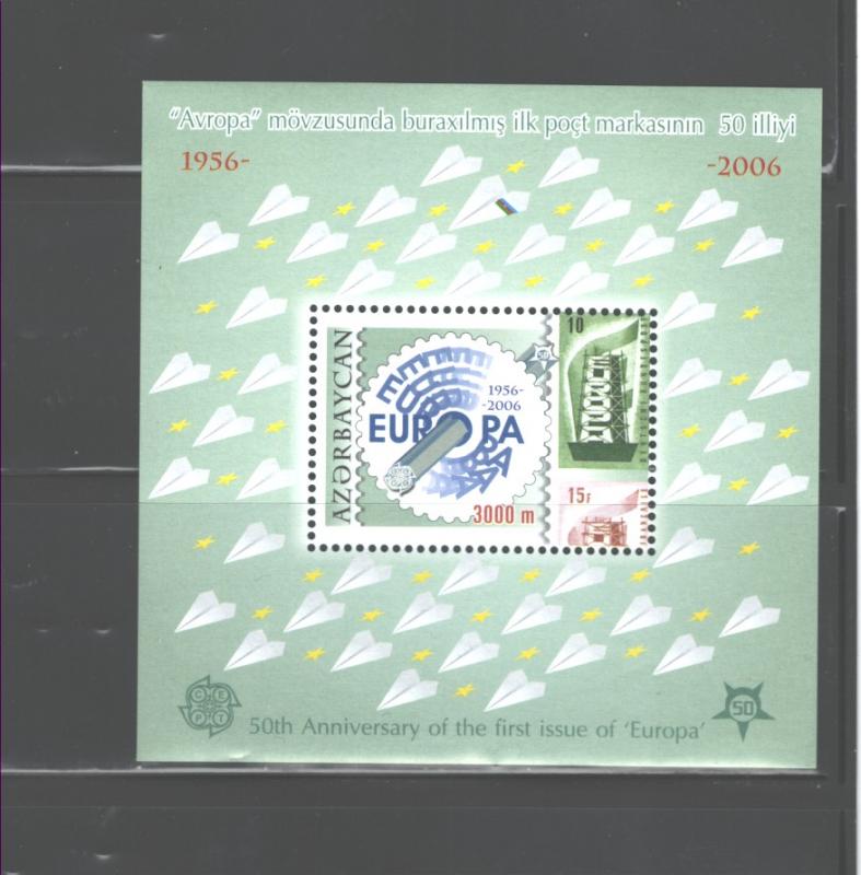 AZERBAIJAN 2005 EUROPE CEPT 4 MS's #804a-807a MNH; C.V.$7.00