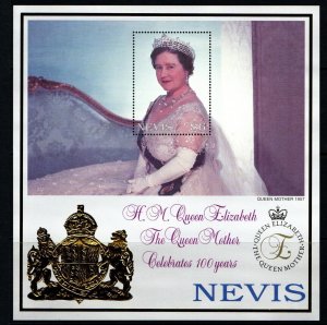 NEVIS SGMS1391 1999 100th BIRTHDAY OF QUEEN MOTHER  MNH