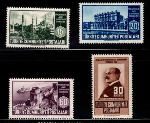 TURKEY Scott 1047-1050 MH* 1951 set