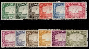 ADEN GVI SG1-12, 1937 complete set, M MINT. Cat £1200.