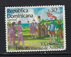 DOMINICAN REPUBLIC 952 VFU COLUMBUS C447-7