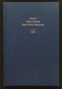 Pratt's United States Post Office Directory 1850